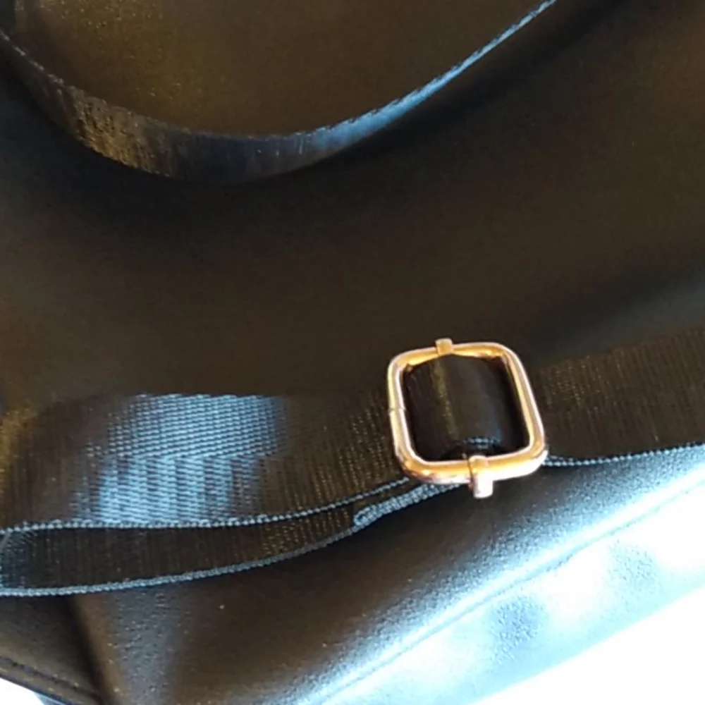 Olivia Miller Quilted‎ Black Mini Backpack Love Pearl Embellished Faux Leather